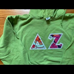 Delta Zeta Letters Hoodie (medium)